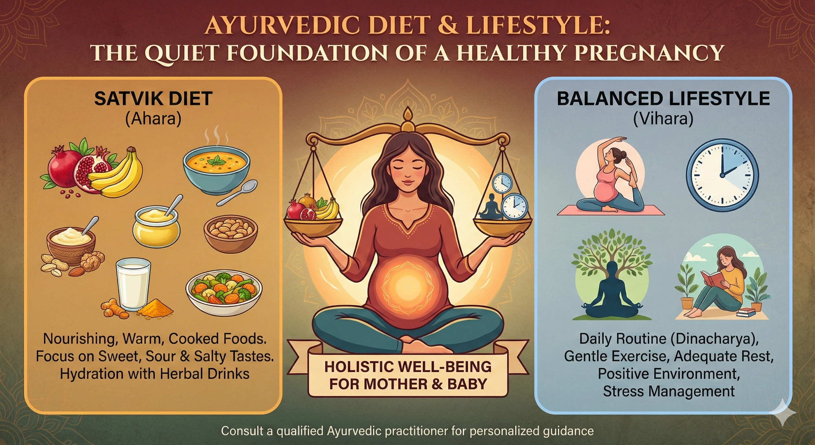 Ayurvedic Diet & Lifestyle The Quiet Foundation of a Healthy Pregnancy